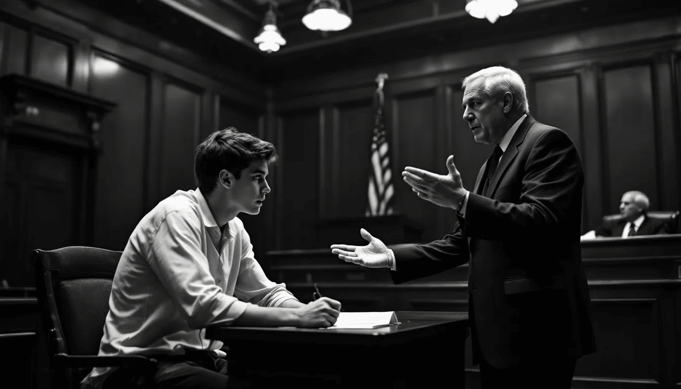 A visual representation of potential penalties for juvenile offenses.