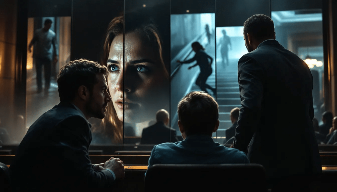 A collage of common premises liability case scenarios, including slip and fall accidents.